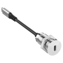 Usb-c Desk socket white with 0,3m cable, W127378036 (0,3m cable) (PROUSBCMF0.3SOCKET-W) - Vivolink