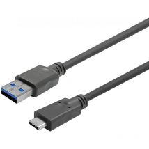 VivoLink Vivolink USB-C male - A male Cable 3m Black, PROUSBCAMF3 (Black) (PROUSBCAMM3)