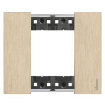 Plaque Bticino Living Now 2 modules couleur Or KA4802ZW