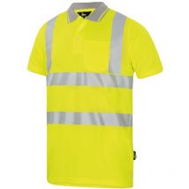 Herren Warnschutz Poloshirt VWPS3N Coolpass Gr. m gelb - Vizwell