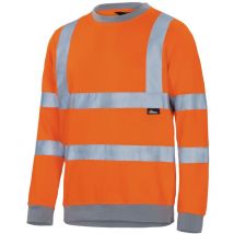 Herren Warnschutz Sweatshirt VWFC120 Gr. 5XL orange - Vizwell