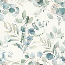 Rasch - Vliestapete 300215 Tapete Botanical Dschungel 53 x 1005 cm Kids World Beige Grün