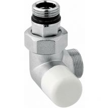Arteclima - Válvula de bloqueo de ángulo versión izquierda color cromo Ø1/2' Gas 11612 1/2'