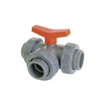 Válvula pvc 3 vías rosca - size 1