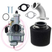 VM22 26 mm Vergaser-Set, Ersatz für Mikuni Dirt Bike Ansaugrohr 110 cc, 125 cc, 140 cc, Lifan YX