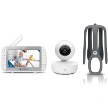 VM55 5.0' Video-Baby-Monitor Babyphone mit tragbarer Kamera und flexiblem Halter