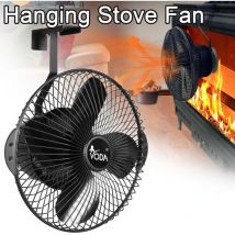 Ventilateur de poêle à bûches suspendu Ventilateur de poêle à bois pour poêle à bois/foyer/poêle à bois - Voda