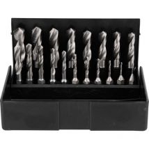 Volkel - völkel 19tlg. Spiralbohrer-Bit-Satz hss-g 1 – 10 mm mit 1/4' Sechskantschaft - 67100