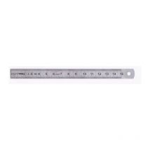 1001040015 - Règle en acier inoxydable chromé mat ce Classe ii Longueur 150 mm - Section 13 x 0,5 mm - Vogel
