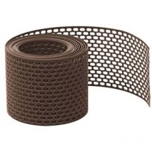Vogelschutzgitter, Lüftungsband, pvc - Braun, 1 Rolle á 5m 50mm