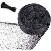 Cyslmuk - Vogelschutznetz für den Garten – 2 x 9 m – geeignet für Hühnerställe, Geflügel, Obstbäume, Gemüse und Wildzäune