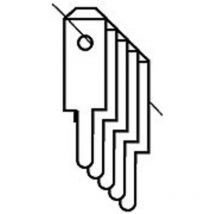 03780a08.68 Steckzunge Steckbreite: 2.8 mm Steckdicke: 0.8 mm 5000 St. - Vogt Verbindungstechnik