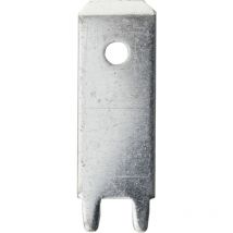 3866m.68 Steckzunge Steckbreite: 6.3 mm 180 ° Unisoliert Metall 100 St. - Vogt Verbindungstechnik