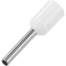 460208 Aderendhülse 0.75 mm² Teilisoliert Weiß 100 St. - Vogt Verbindungstechnik