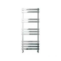 Vogue - Gallant Straight Dual Fuel Towel Rail - 1200mm x 500mm - Brushed Stainless Steel - Brushed Stainless Steel