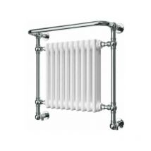 Regency Originals Straight Electric Towel Rail - 740mm x 735mm - Chrome - Chrome - Vogue