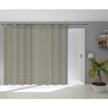 Soleil D Ocre - Noemie Voilage, Voile, Polyester, Blanc, par Soleil d'ocre - 280 x 250 cm - Taupe