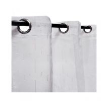 Voilage blanc œillets, 140x240cm - prêt à accrocher Atout Ciel