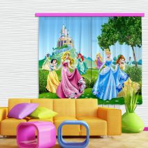Voilage Château Princesse Disney
