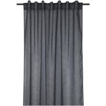 Voilage galon fronceur 140 x 260 cm Derbie uni anthracite