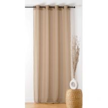 Voilage grande largeur 290x240cm 'Boucline' - 290x240cm - Taupe