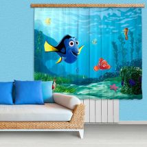 Voilage Némo Dory & Marin Disney