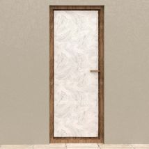 Voilage porte-fenêtre 70x200 cm CELIA kaki, par Soleil d'Ocre
