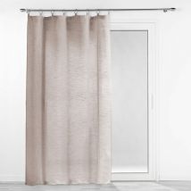 Panneau a anneaux 140 x 240 cm voile tisse milza Beige