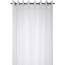 Voilage uni en grande largeur Blanc 300x260 cm