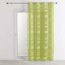 Voilage rayures horizontales Vert clair 140x240 cm