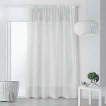 Voilage avec Cornely Blanc 240x240 cm