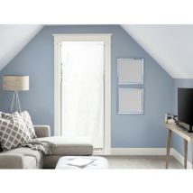 Voile pour porte fenêtre en coton 70x200 cm panama blanc, par Soleil d'Ocre
