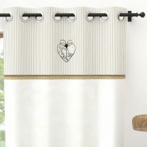 Voile à oeillets en coton 135x250 cm aimee, par Soleil d'Ocre