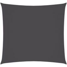 Parasol en tissu oxford carré 3x3 m anthracite