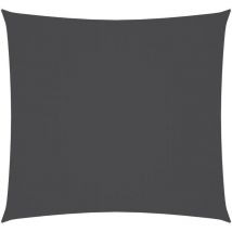 Vidaxl - Parasol en tissu oxford carré 5x5 m anthracite