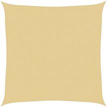 Voile d'ombrage sable 2x2 m 100 % polyester oxford Vidaxl