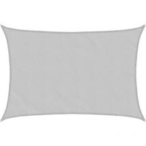 Vidaxl - Voile d'ombrage gris clair 4x3 m 100% polyester oxford
