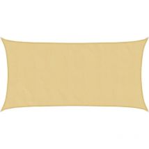 Vidaxl - Voile d'ombrage sable 6x3 m 100 % polyester oxford