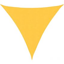Voile de parasol tissu oxford triangulaire 3x3x3 m jaune vidaXL