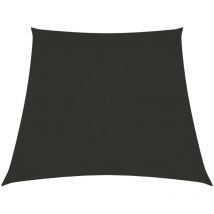 Voile de parasol Tissu Oxford trapèze 2/4x3 m Anthracite