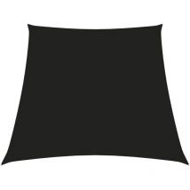 Voile de parasol Tissu Oxford trapèze 2/4x3 m Noir