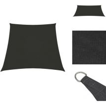 Voile de parasol Tissu Oxford trapèze 3/5x4 m Anthracite - Parapluie - Voile Solaire - Parasol Exterieur - Parasol Rectangulaire - Protection Uv