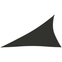 Voile De Parasol Tissu Oxford Triangulaire 4x5x6,4 M Anthracite