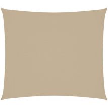 Maison Chic - Voile de parasol/Toile d'ombrage Tissu Oxford rectangulaire 2,5x3 m Beige 62730