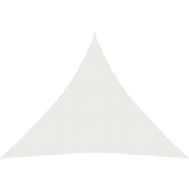 Voile D'Ombrage, Protection Solaire, Pour Jardin Terrasse Extérieur, 160 G/m² Blanc 4x4x4 M Pehd Oib8836e