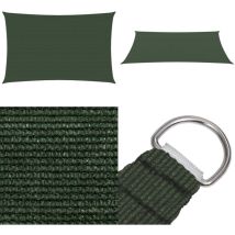 Voile d'ombrage 160 g/m² Vert foncé 2x4,5 m pehd - voile solaire - voiles solaires - Home & Living - Vert