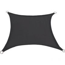 Voile d'ombrage carre' e'toiles 5x5 m en polyester gris 180 g/m2