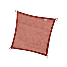 Nesling - Voile d'ombrage carrée 360 x 360 cm coloris terracotta