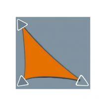 Direct Filet - Voile d'ombrage perméable 4 x 4 x 5.6 - Concave Couleur: Gris Platine - Gris Platine