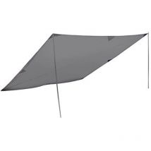 High Peak - Tarp 2 Voile d'ombrage Gris 400 x 400 cm (10034)